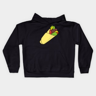 Tortilla Wrap Icon Kids Hoodie